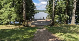 jetté site de Santrop - Lac de St Pardoux jetté site de Santrop - Lac de St Pardoux