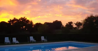 Pool sunset 2