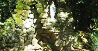 Reproduction de la grotte de Lourdes